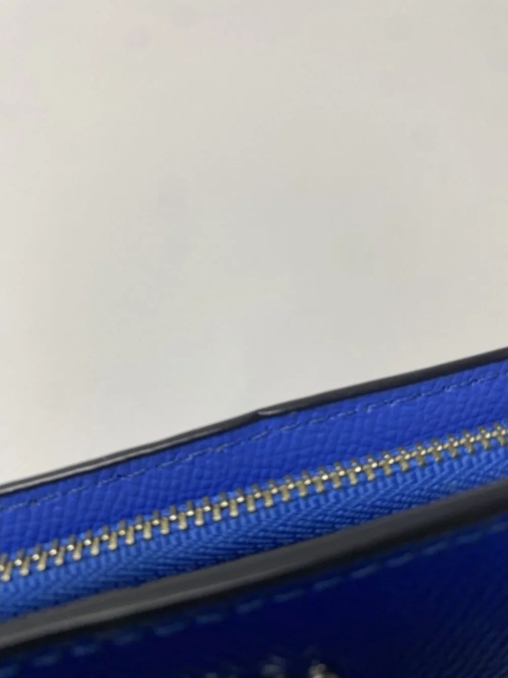 Michael Kors Blue Saffiano Leather Wallet - Picture 9 of 11